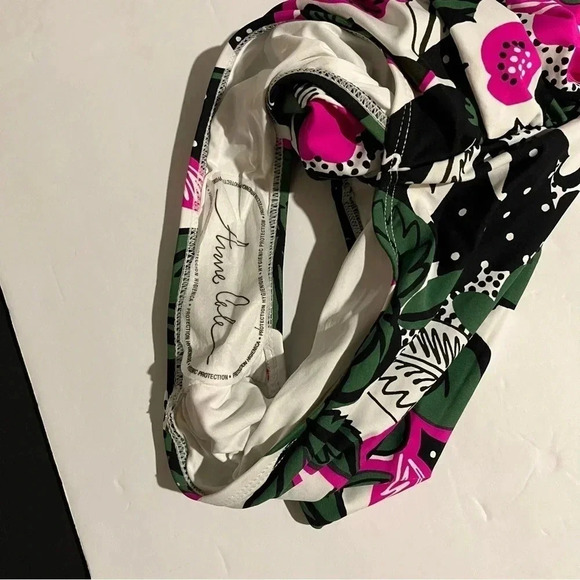 Anne Cole Womens Floral Sleeveless Halter Strap Pull-On One Piece Swimsuit NWT 6 - Picture 11 of 11